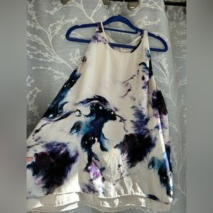 Flowy watercolor blouse